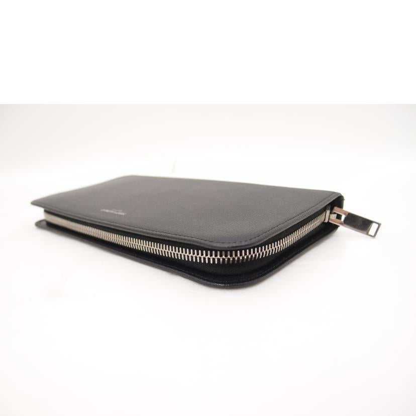 SAINT LAURENT サンローラン レザー 黒 メンズ/クラシックラウンドファスナー長財布/ブラック/328558//019*/SAランク/69