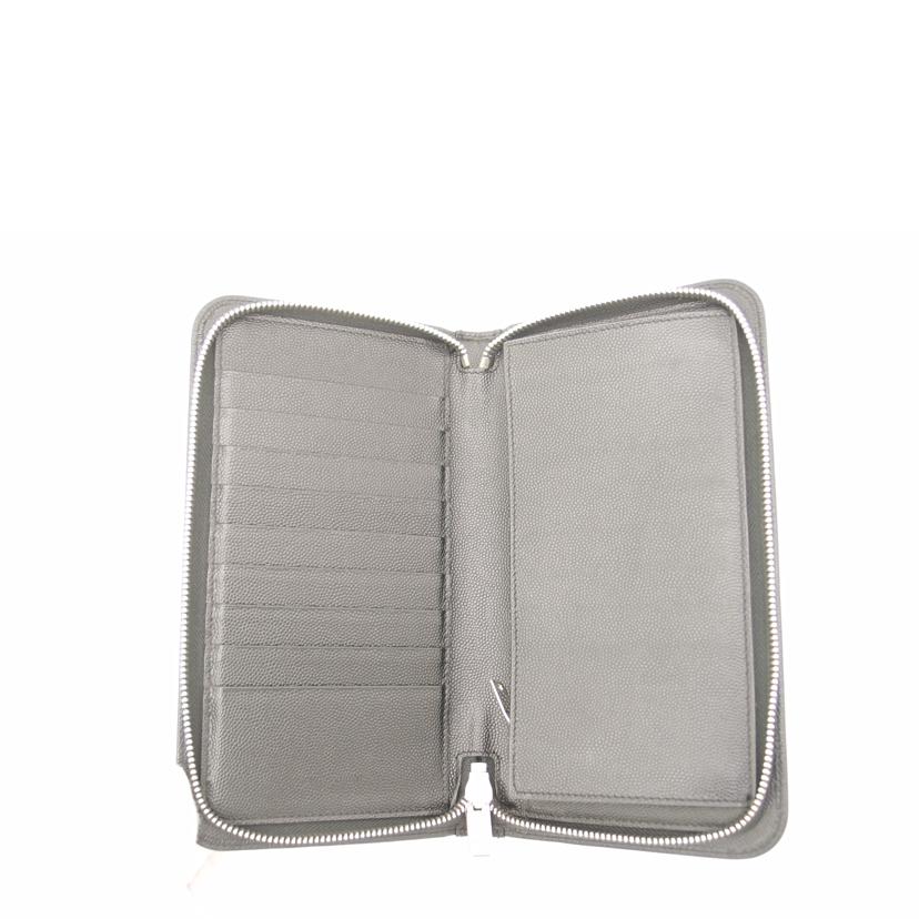 SAINT LAURENT サンローラン レザー 黒 メンズ/クラシックラウンドファスナー長財布/ブラック/328558//019*/SAランク/69