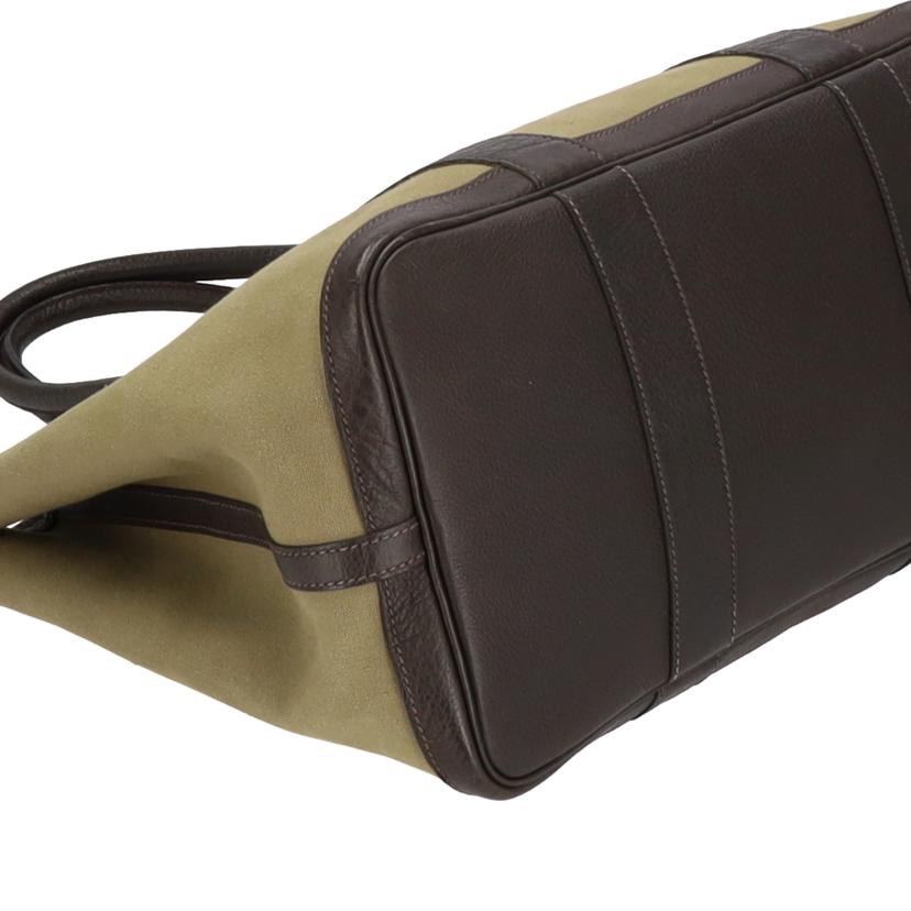 HERMES エルメス/ガーデンパーティPM/トワルオフィシエ/カーキ//T/ABランク/09