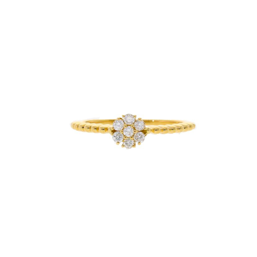 / K18ダイヤリング0.15ct//Aランク/75