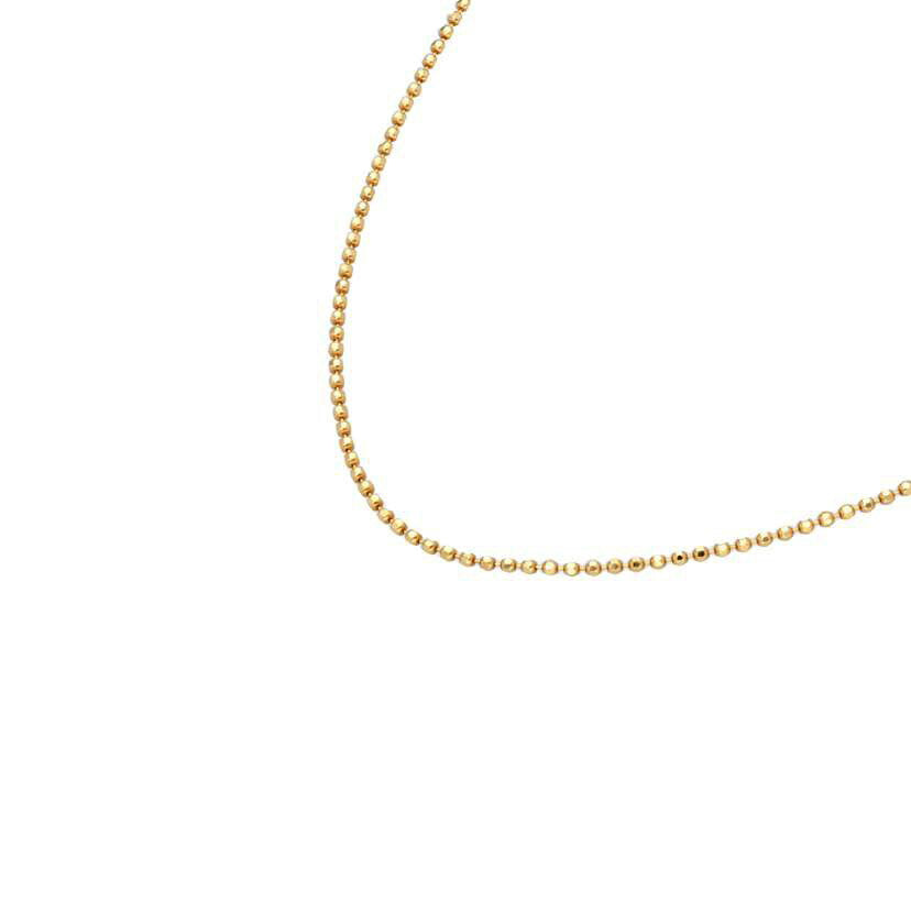 K18/K18カットボーツチェーンNC40.5cm/1.7//Aランク/75