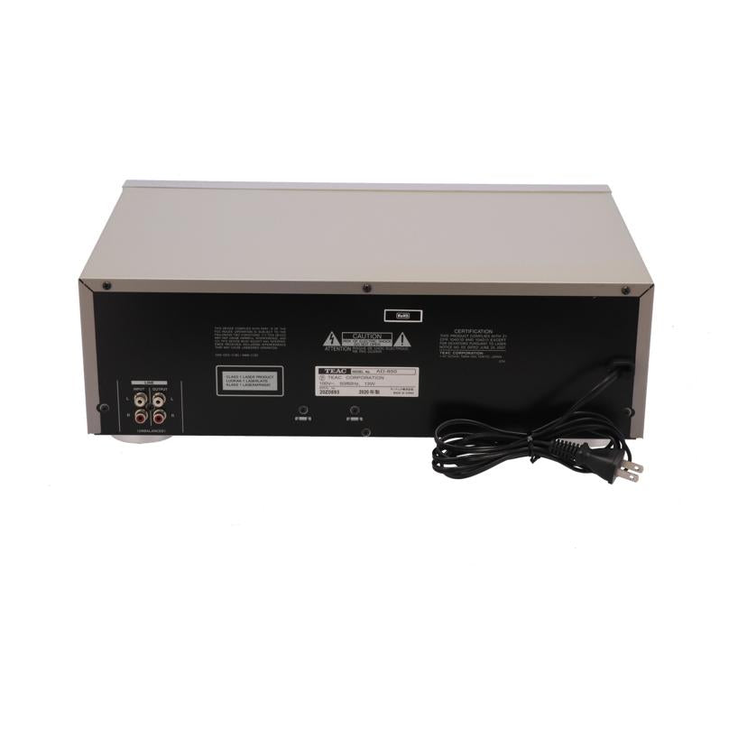 TEAC ティアック/カセットデッキ/CDプレーヤー/AD-850//20Z0593/Bランク/05