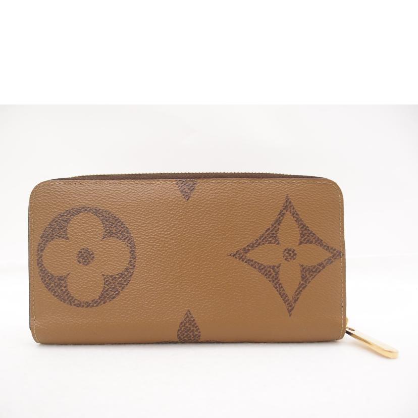LOUIS VUITTON ルイヴィトン ビトン ラウンドファスナー長財布 茶 レディース メンズ/ジッピーウォレット/モノグラムジャイアント/モノグラムリバース/M69353//GI3***/Aランク/69