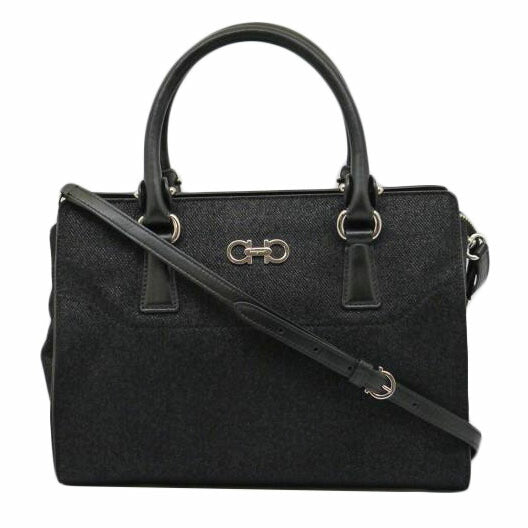 Salvatore Ferragamo サルバトーレフェラガモ/ガンチーニ2wayバッグ/GG-21F317//ABランク/03