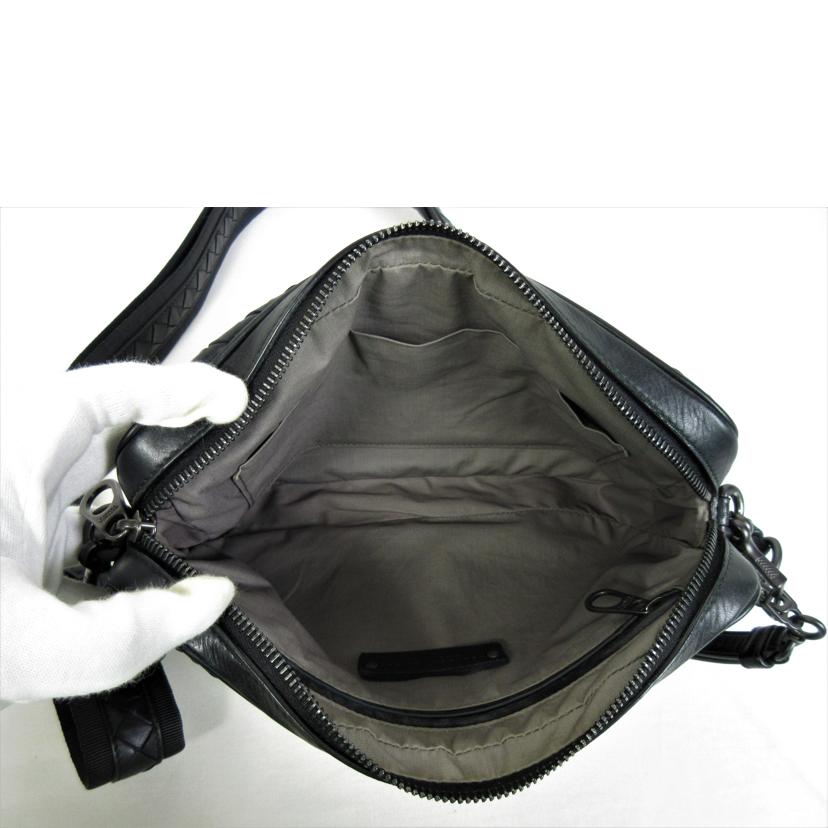 BOTTEGAVENETA ボッテガ/イントレチャート クロスボディショルダーバッグ//B07826660G/Bランク/70