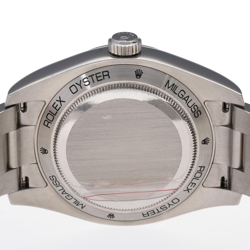 ROLEX ロレックス 腕時計 2009年頃製造 新品仕上済/ミルガウス/ブラック文字盤/V番/116400//V688245/Aランク/75