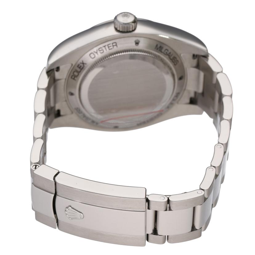 ROLEX ロレックス 腕時計 2009年頃製造 新品仕上済/ミルガウス/ブラック文字盤/V番/116400//V688245/Aランク/75