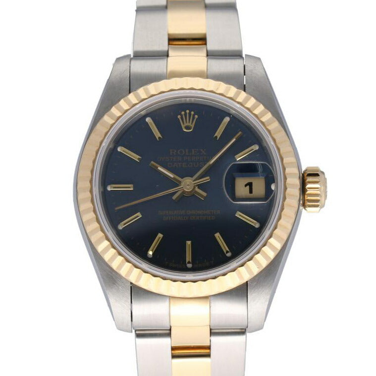 ROLEX ロレックス 腕時計 1996年頃製造 オイスターブレス コンビ/デイトジャスト・レディース/SS×YG/T番/69173//T816269(1996)/Aランク/75