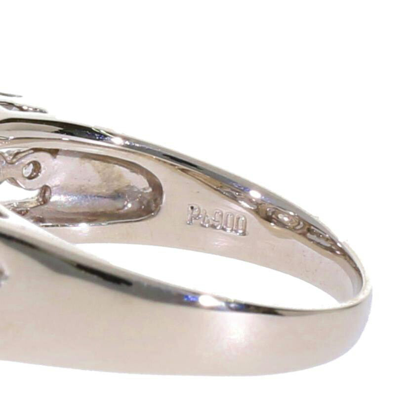/ ◎PT900ダイヤリング0.502/0.65ct//Aランク/75