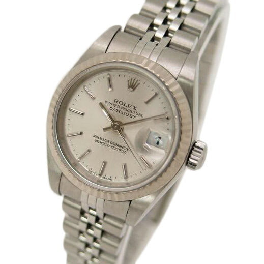 ROLEX ロレックス 2000年頃製造 新品仕上済 オーバーホール済 シルバー文字盤/デイトジャスト・レディース・SS×WG/F番/79174//F406746(2000)/Aランク/69