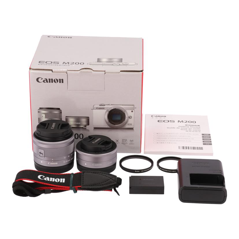 Canon キャノン/ミラーレス一眼/M200 ダブルレンズキット/M200 ダブルレンズキット//271073001381/Aランク/62