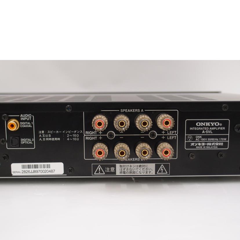 ONKYO オンキョー/プリメインアンプ/A-5VL//70020487/ABランク/69