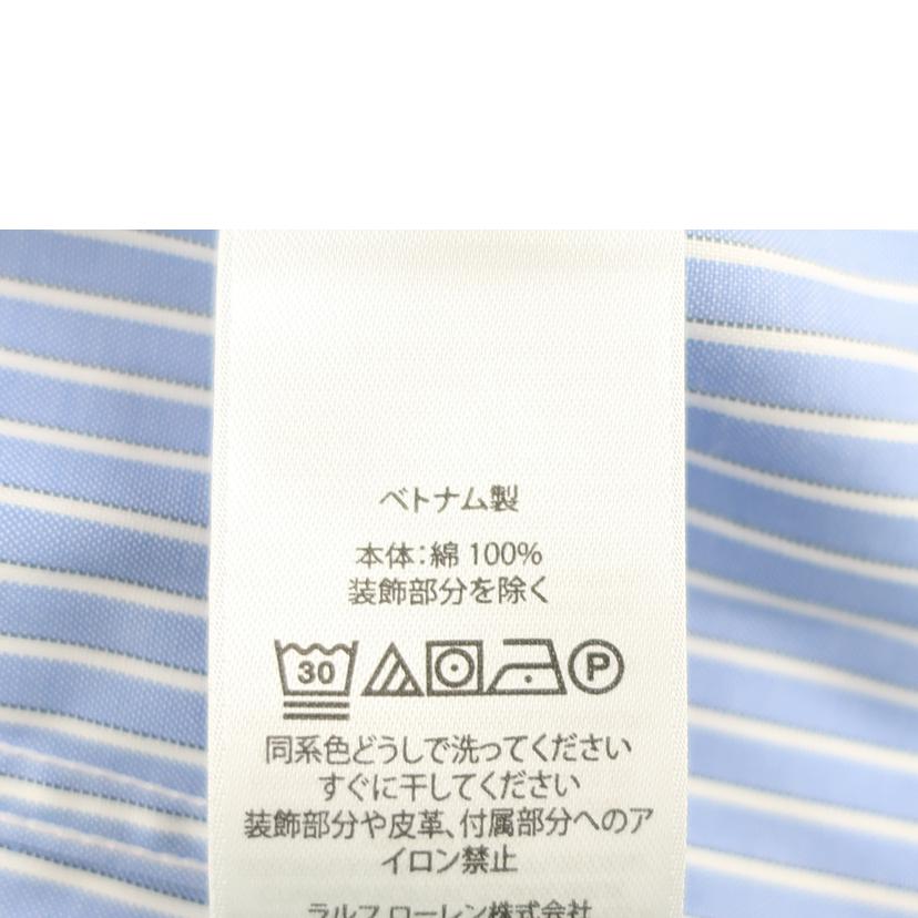 RALPH LAUREN ラルフローレン/クラシック フィット イージー ケア オックスフォードシャツ ストライプ ボーダー メンズ 長袖 ワイシャツ/MNPODSH37620343//SAランク/65