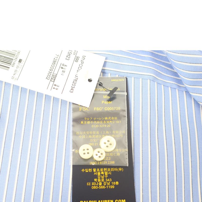 RALPH LAUREN ラルフローレン/クラシック フィット イージー ケア オックスフォードシャツ ストライプ ボーダー メンズ 長袖 ワイシャツ/MNPODSH37620343//SAランク/65