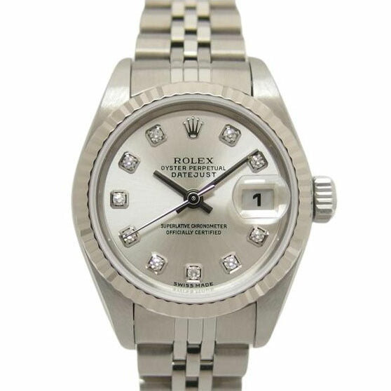 ROLEX ロレックス/デイトジャスト10Pダイヤ/シルバー文字盤/レディース/自動巻き/79174G//F484641/Aランク/04