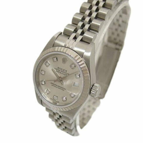 ROLEX ロレックス/デイトジャスト10Pダイヤ/シルバー文字盤/レディース/自動巻き/79174G//F484641/Aランク/04