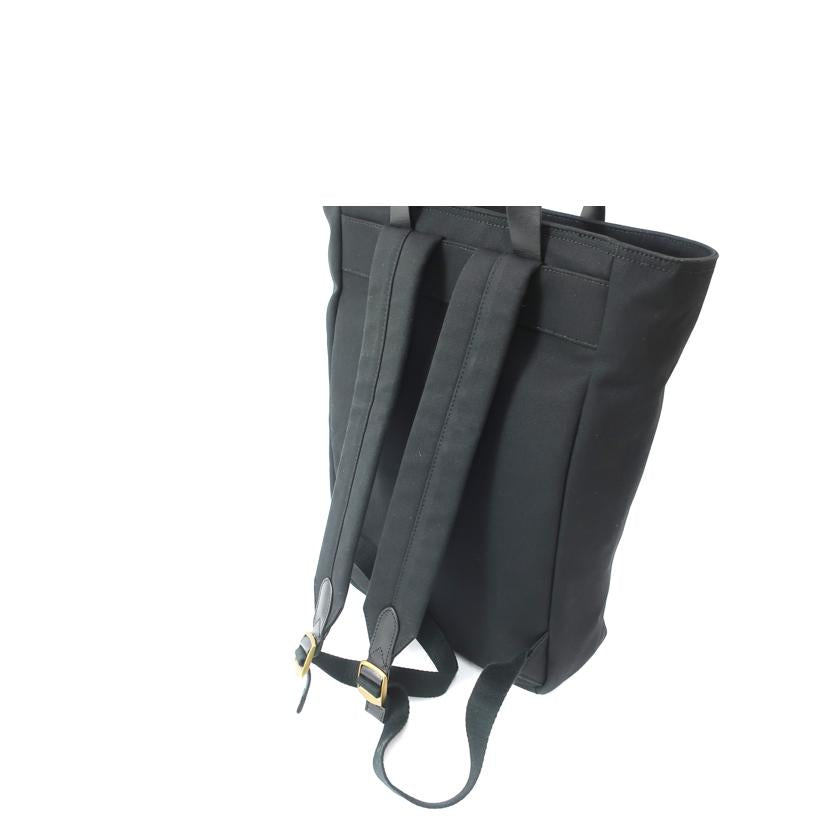 POLO RALPHLAUREN ラルフローレン/レザートリム キャンバス コンバーチブルトート/2WAY リュック バックパック ブラック 黒/MAPOBGS01320061//SAランク/65