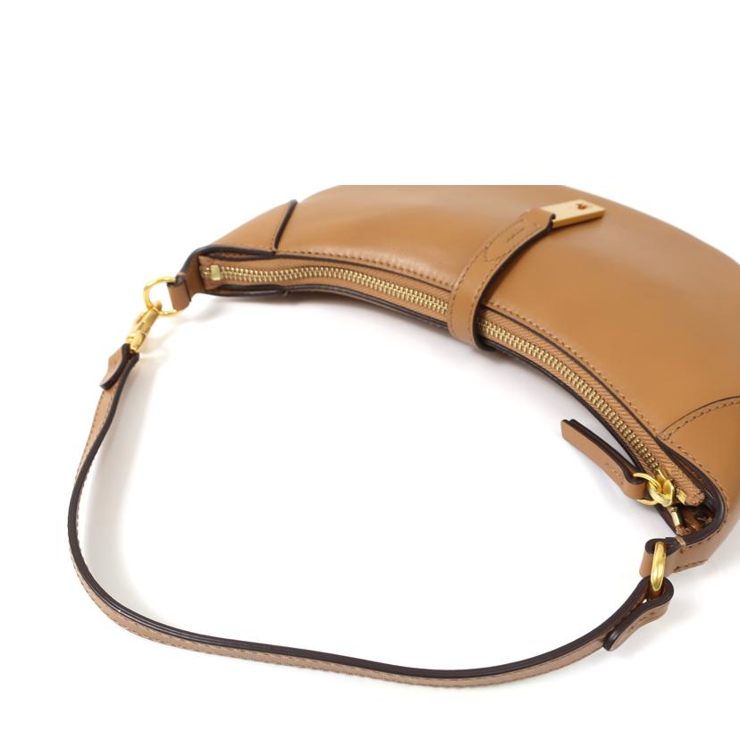 POLO Ralph lauren ラルフローレン/Polo IDカーフスキンミニショルダー/ハンドバッグ ベージュ 白茶系/WAPOBAG02V20016//SAランク/65