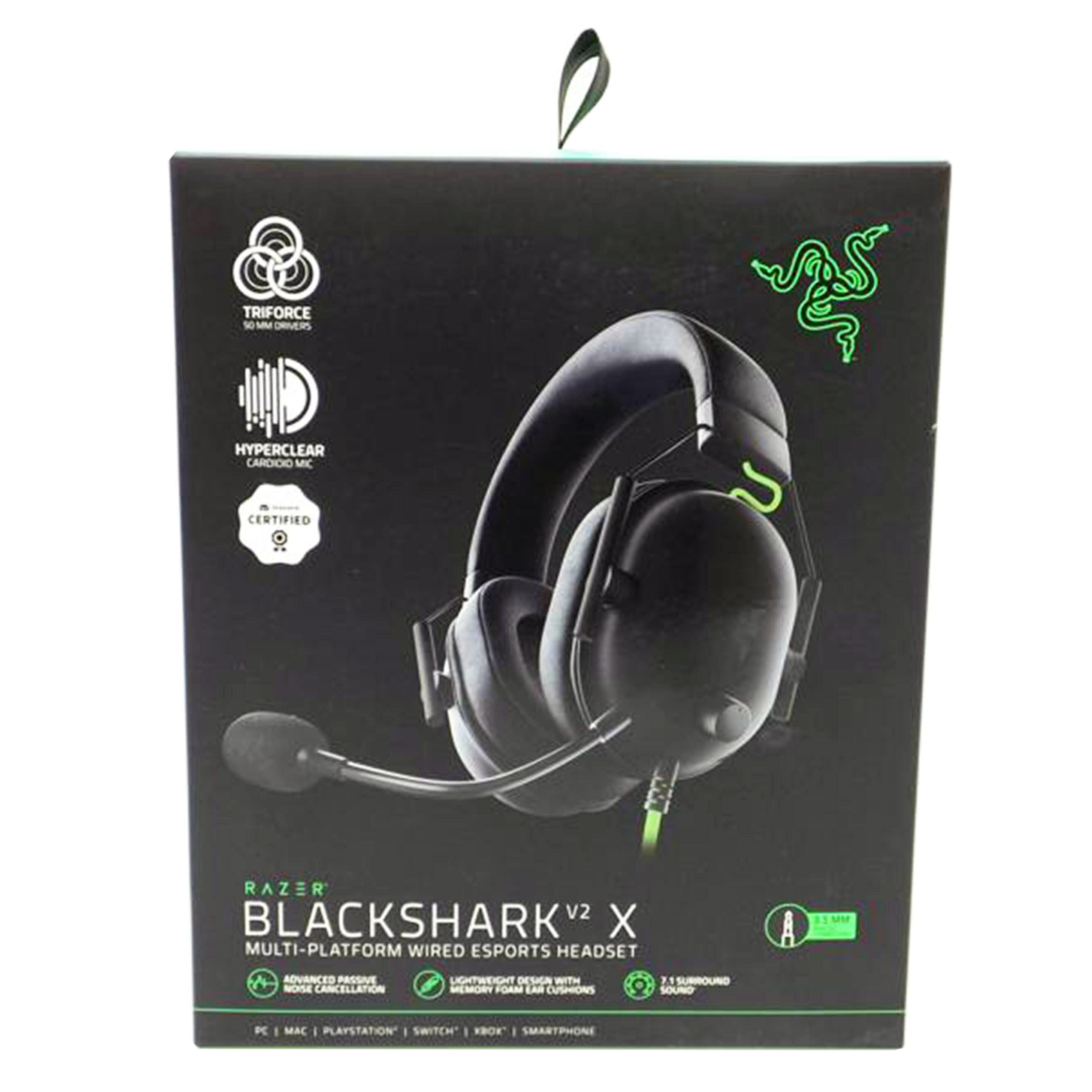 RAZER レイザー/BLACKSHARKV2X/ヘッドセット/RZ04-03240100-R3M1//86225D13409123/SAランク/88