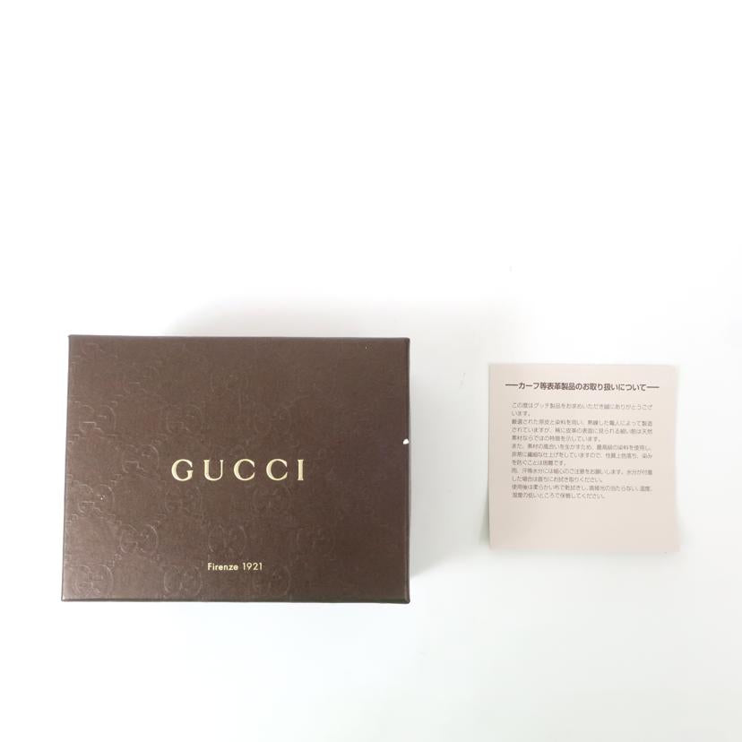 GUCCI グッチ/三つ折り財布 ブラック/256442//478442/SAランク/65