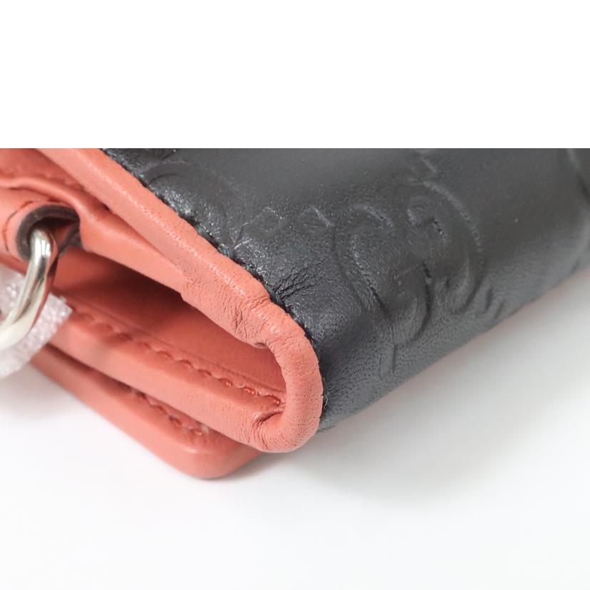 GUCCI グッチ/三つ折り財布 ブラック/256442//478442/SAランク/65