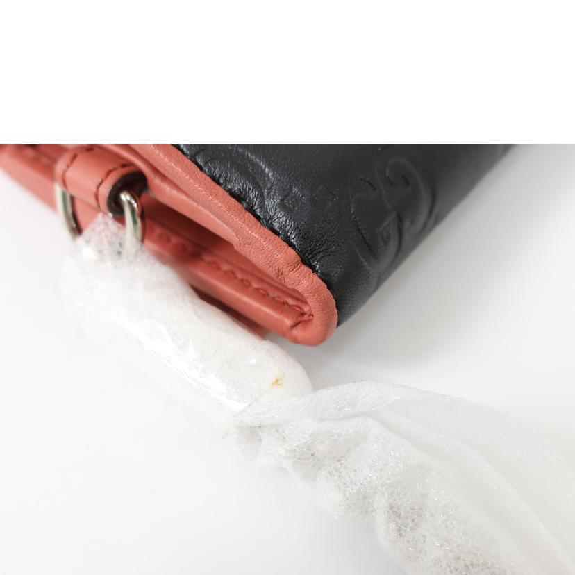 GUCCI グッチ/三つ折り財布 ブラック/256442//478442/SAランク/65