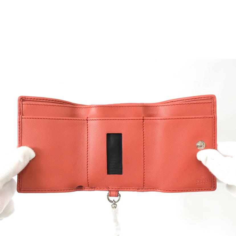 GUCCI グッチ/三つ折り財布 ブラック/256442//478442/SAランク/65