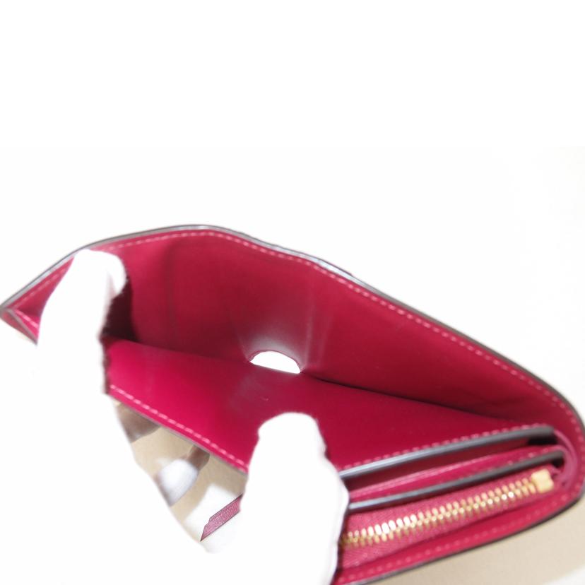 LOUIS VUITTON ルイヴィトン ビトン 二つ折り財布 コンパクト財布 ピンク レディース フラワー L字ファスナー財布/ポルトフォイユ・フロールコンパクト/フューシャ/M64588//SP3***/Aランク/69