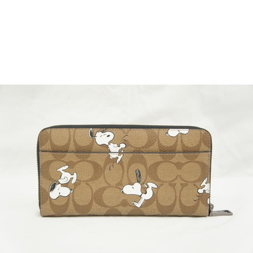 COACH コーチ/スヌーピーコラボ長財布/C4327//D2177/Aランク/05