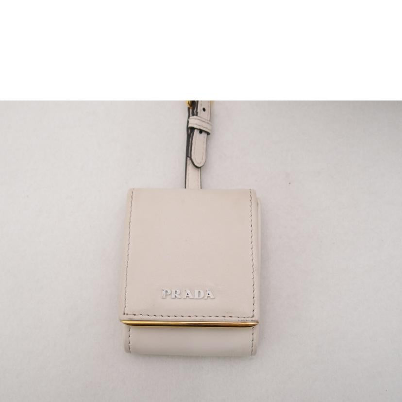 PRADA プラダ ハンドバック トートバック ショルダーバッグ 肩掛け 白 ゴールド金具 レディース /レザー2wayハンド/ホワイト//117*/ABランク/69