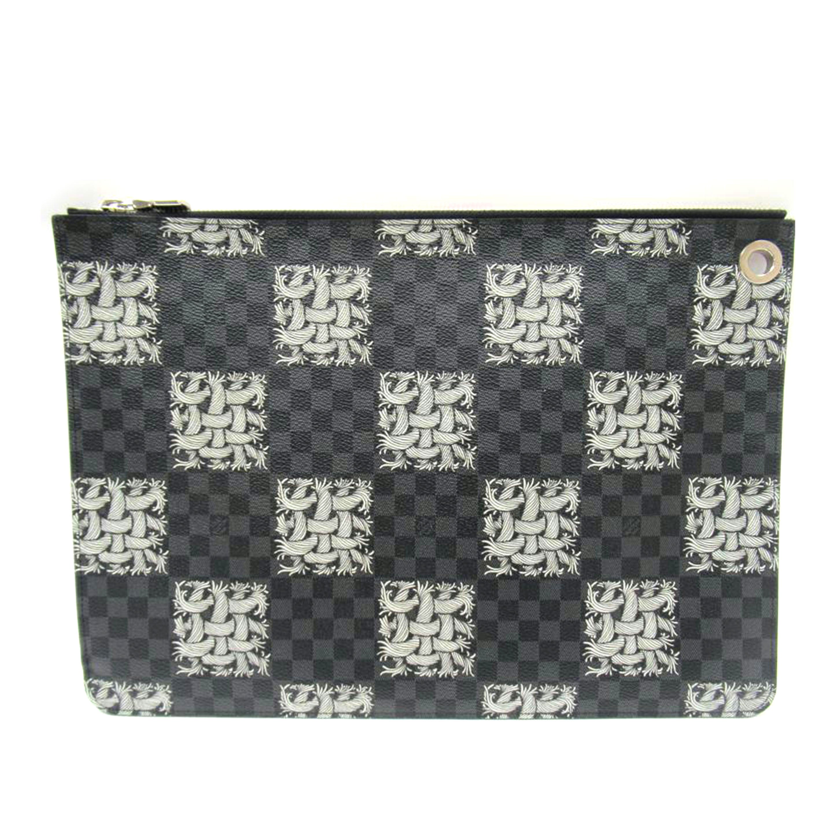 LV/ポシェット・ジュールGM/クリストファー・ネメス/ダミエ・グラフィット/N61232//MI2165/Aランク/63