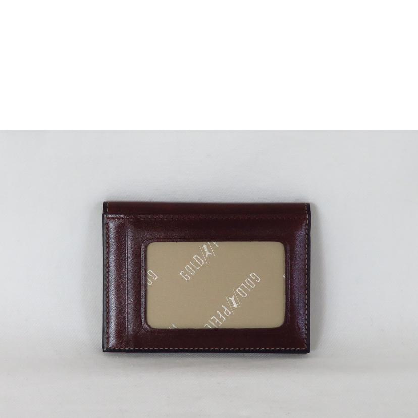 GOLD PFEIL ゴールドファイル/パスケース / バーガンディ//Aランク/81