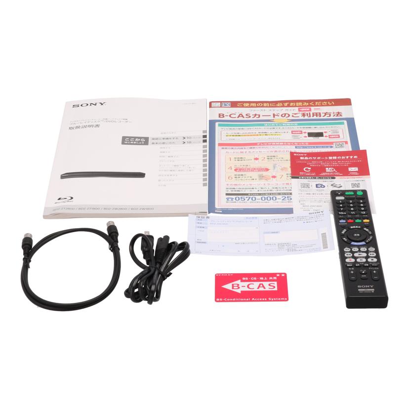 SONY ソニー/BDレコーダー/BDZ-ZW1800//1055895/Bランク/77
