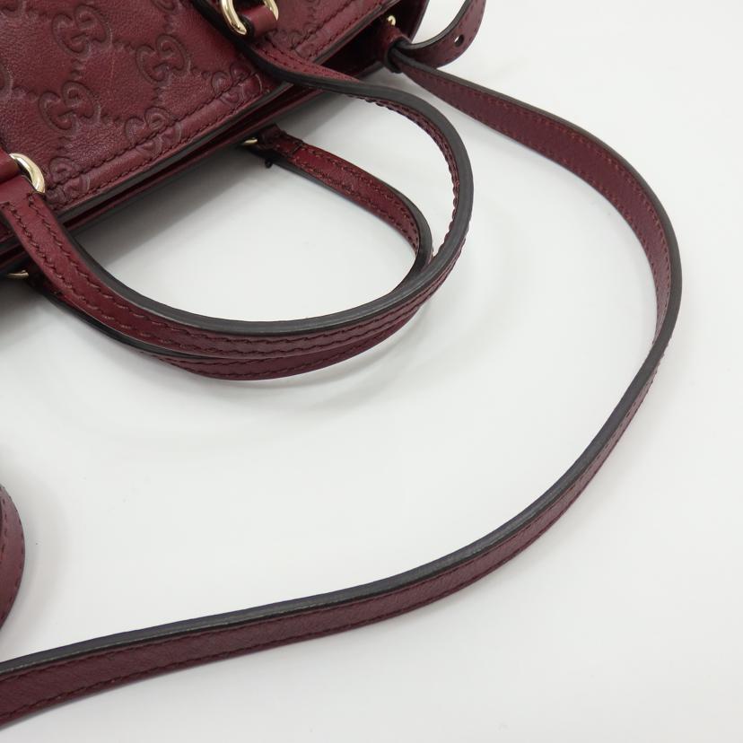 GUCCI グッチ/シマレザー2WAYバッグ/353121//002123/Bランク/77
