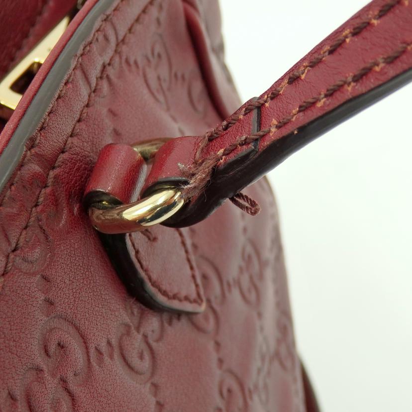 GUCCI グッチ/シマレザー2WAYバッグ/353121//002123/Bランク/77
