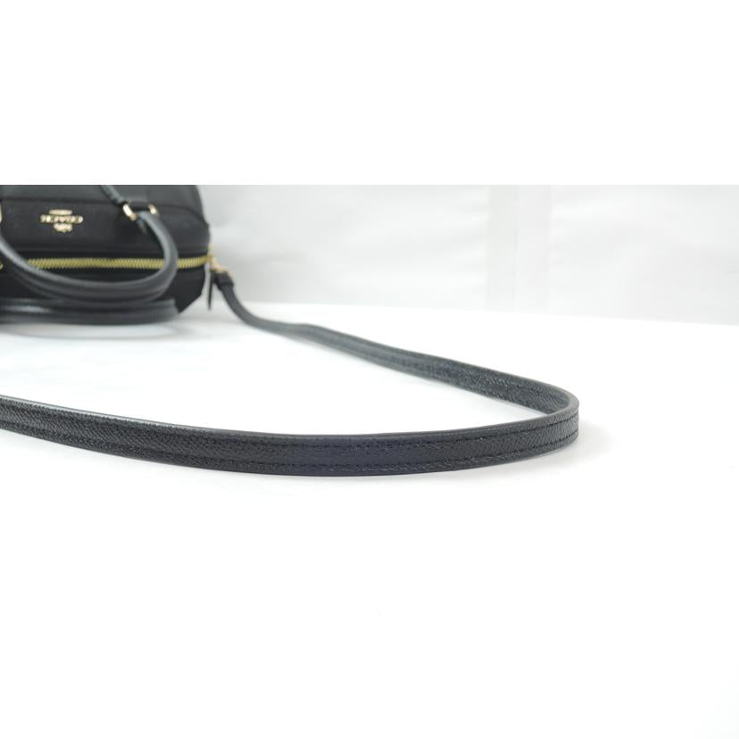 COACH コ-チ/ミニボストン/レザー/2WAY/ショルダーバッグ/F32202//G1847/Aランク/06