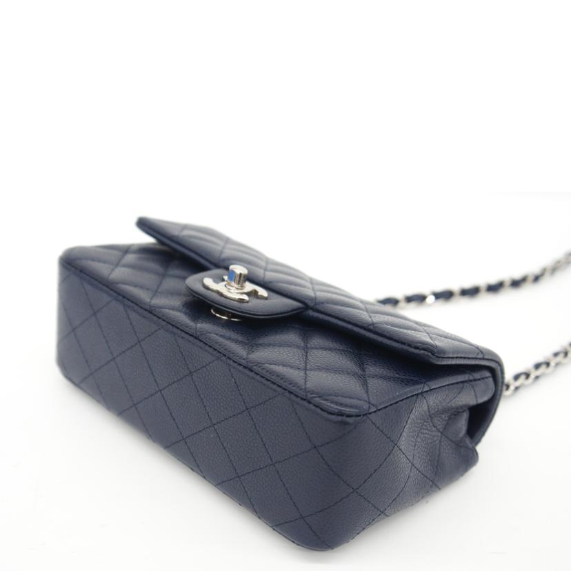 CHANEL シャネル/ミニマトラッセ/キャビアスキンチェーンショルダー/SV金具/A69900//188*****/SAランク/75