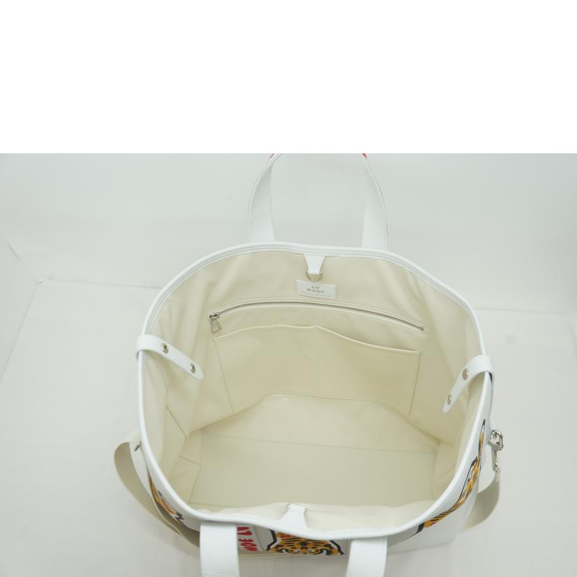 LV ルイヴィトン NIGOコラボ/トロリートート/ホワイト/LV MADE/NIGOコラボ/M59366//RFID/SAランク/09