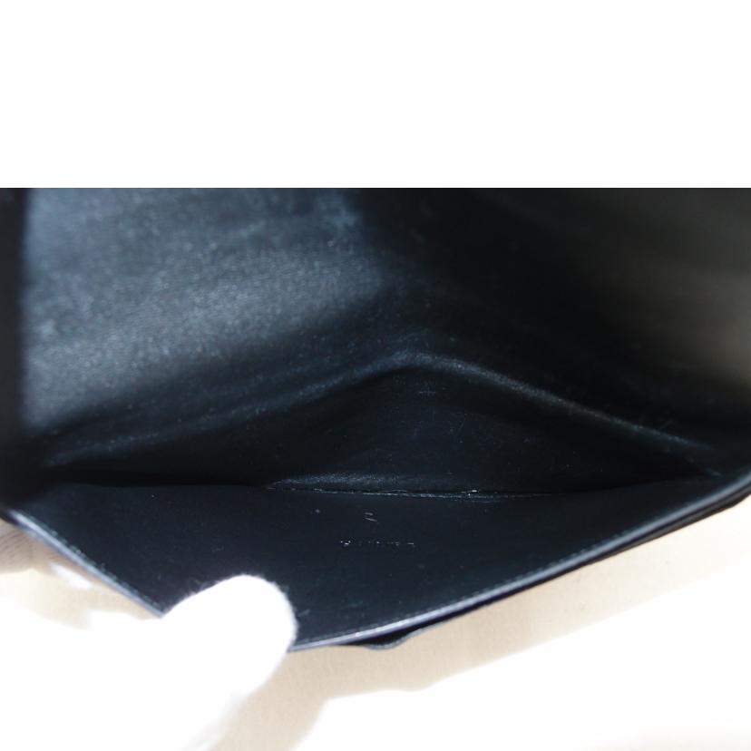 HERMES エルメス 2021年頃製造 二つ折り長財布 黒 シルバー金具 メンズ レディース/ドゴンGM/トリヨン/ブラック//Z S*/ABランク/69