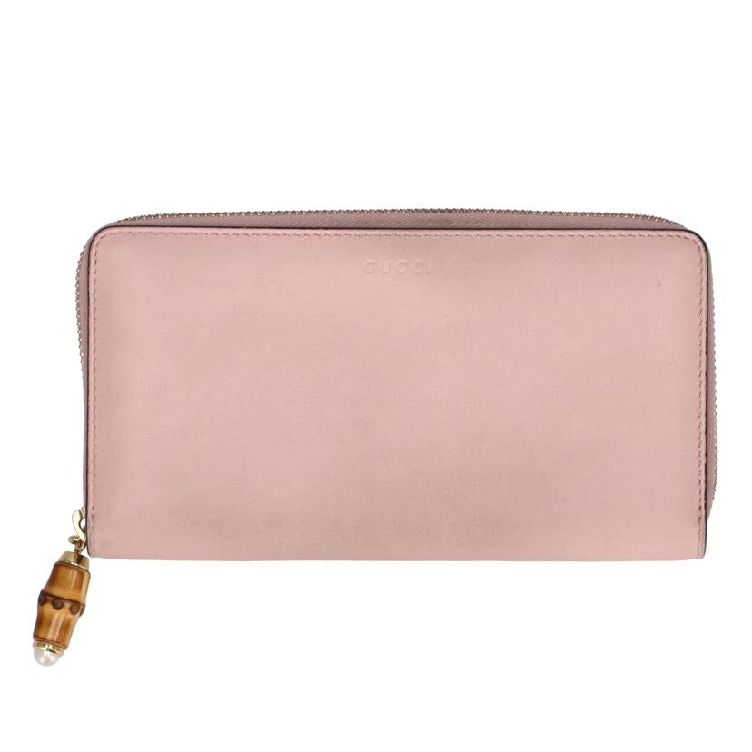 GUCCI グッチ/バンブーニムフェアラウンドファスナー財布/453158//493***/Bランク/05