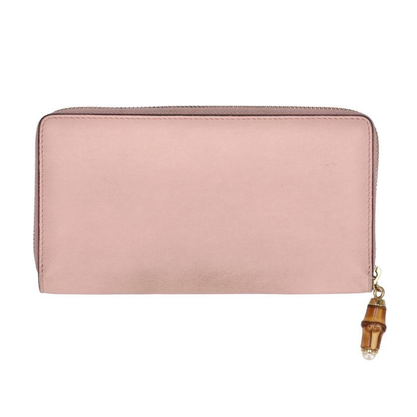 GUCCI グッチ/バンブーニムフェアラウンドファスナー財布/453158//493***/Bランク/05