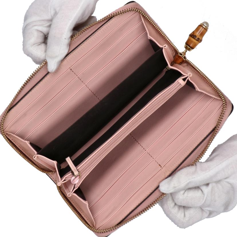 GUCCI グッチ/バンブーニムフェアラウンドファスナー財布/453158//493***/Bランク/05