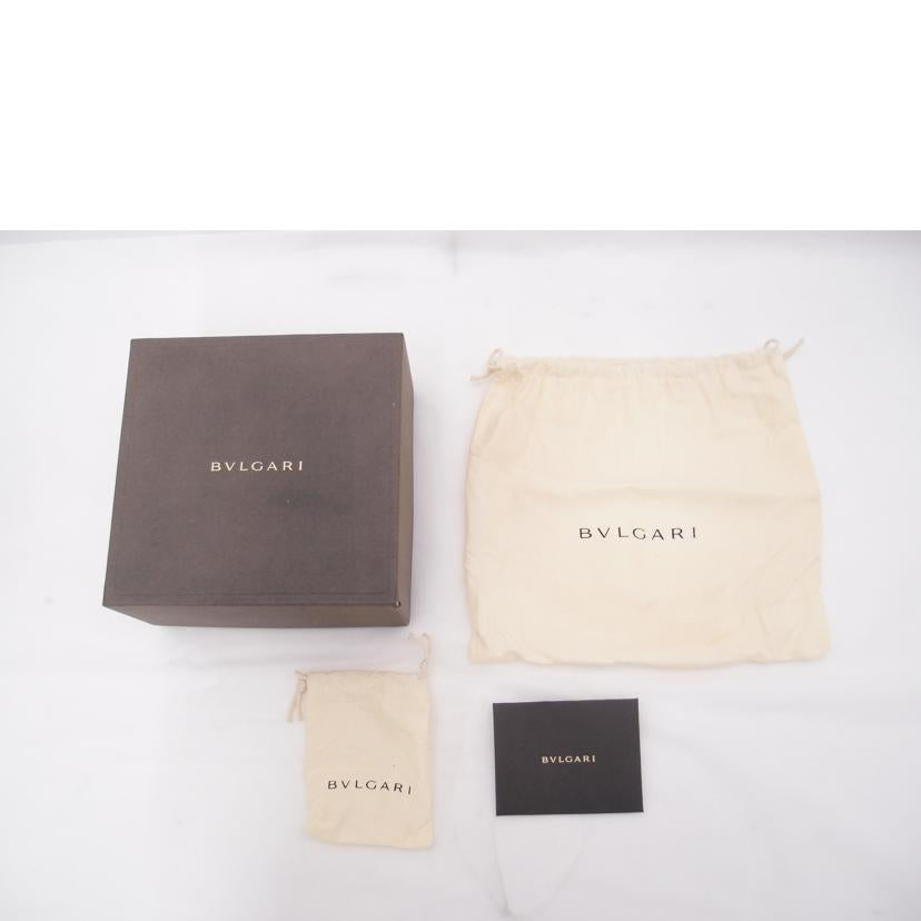 BVLGARI ブルガリ キャンバス×レザー 黒 メンズ/ロゴマニアベルト/ブラック/105cm/22341//SAランク/69