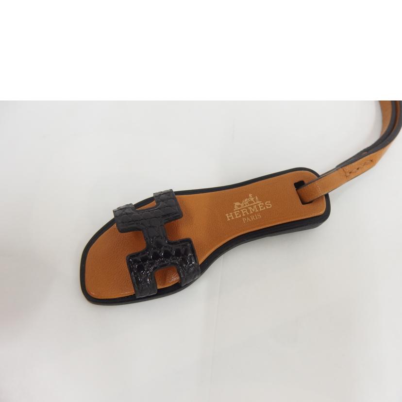 HERMES/ナチュレル・サーブル/ノワール・バックチャーム//SAランク/82