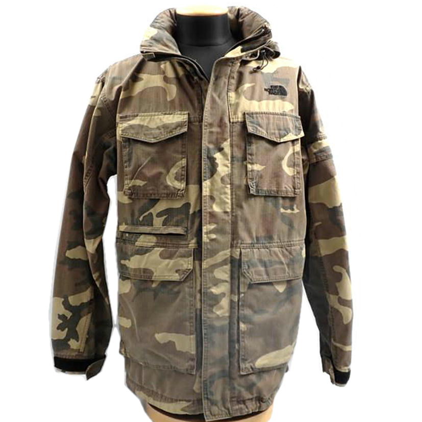 THENORTHFACE ノースフェイス/★THENORTHFACEビーメックスパーカーユーズド加工カモラフ迷彩柄カーキーベージュ茶/NP11728//L/Bランク/62