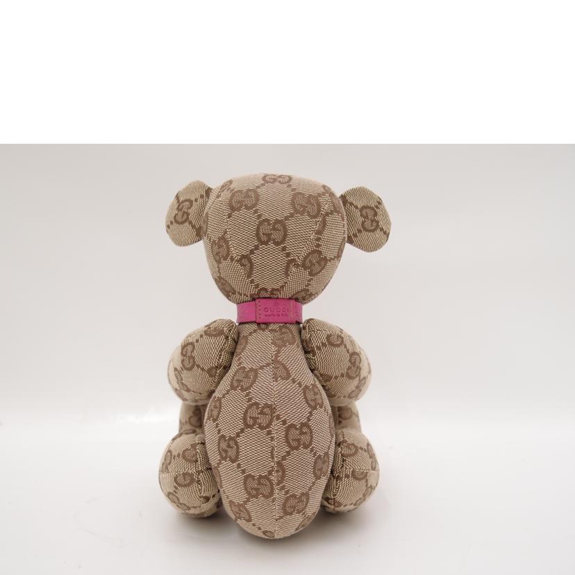 GUCCI グッチ ぬいぐるみ/GGキャンバステディベア/ピンク//SAランク/69