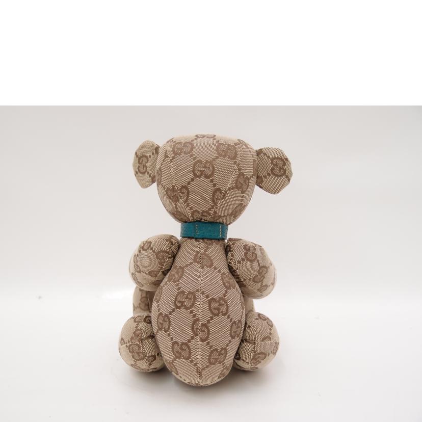 GUCCI グッチ/GGキャンバステディベア/ブルー//SAランク/69