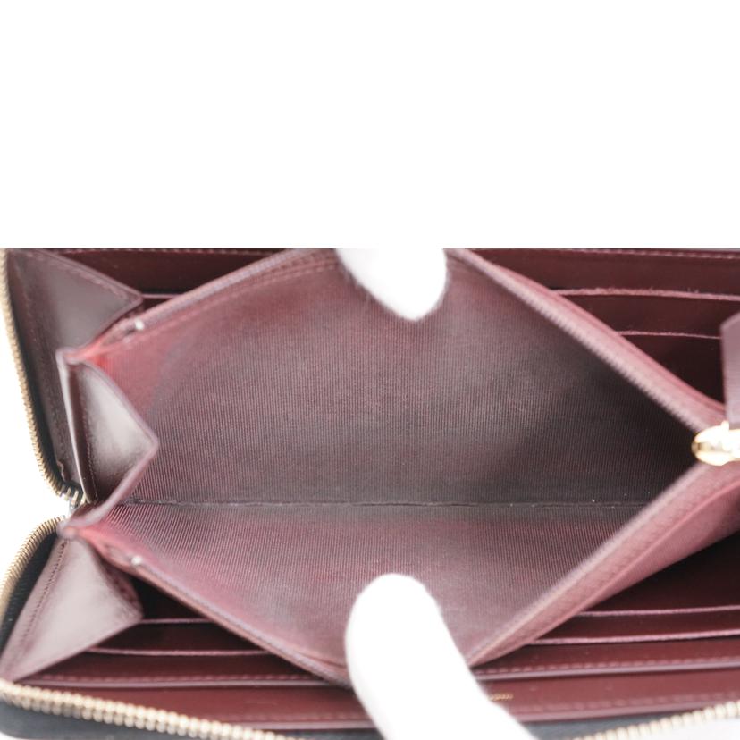 CHANEL シャネル/マトラッセキャビアスキンラウンドファスナーウォレット//21096760/ABランク/67