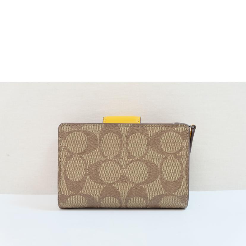 COACH コーチ/シグネチャーミディアムコーナージップウォレット/C0082//D2146/Bランク/71