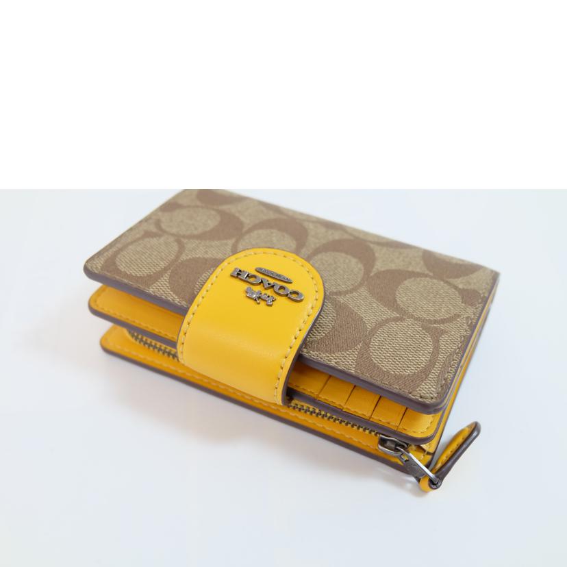 COACH コーチ/シグネチャーミディアムコーナージップウォレット/C0082//D2146/Bランク/71